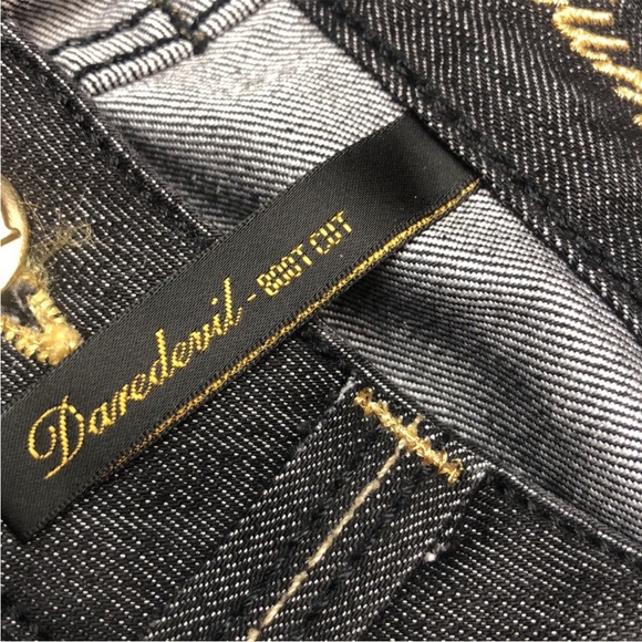 GUESS PREMIUM DAREDEVIL BOOTCUT GRAY JEANS IN SIZE 26 - Picture 8 of 10